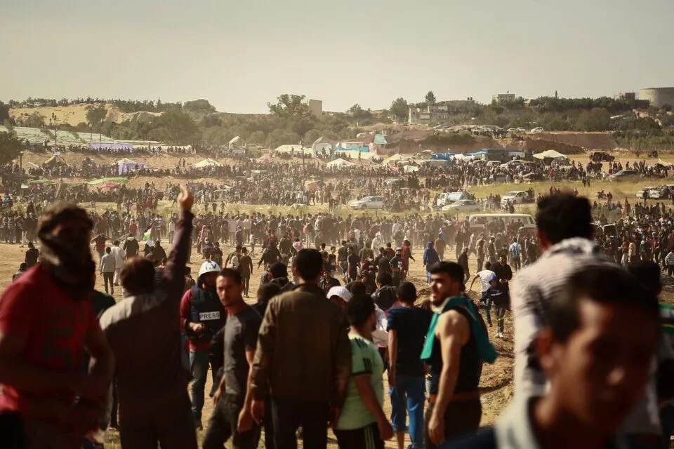 Personas en Franja de Gaza