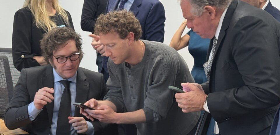 Milei concluyó su gira en EE.UU. al reunirse con Zuckerberg, invitó a invertir en Argentina
