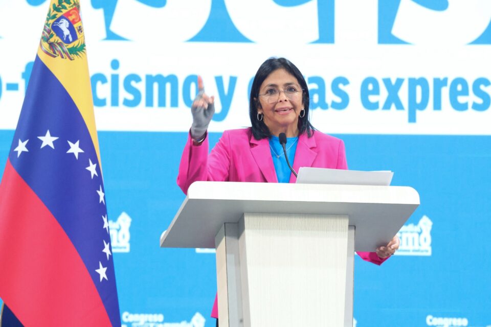 Delcy Rodriguez, vicepresidenta de Venezuela