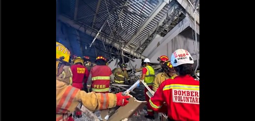 Seis muertos y 78 heridos tras colapso del techo de un centro comercial en Perú